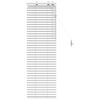 vidaXL Venezianische Jalousie Wei&szlig; 45 x 130 cm 35 mm