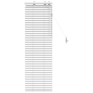 vidaXL Venezianische Jalousie Wei&szlig; 45 x 130 cm 35 mm