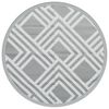 vidaXL Outdoor-Teppich ARAKIL Grau &Oslash;160 cm PP