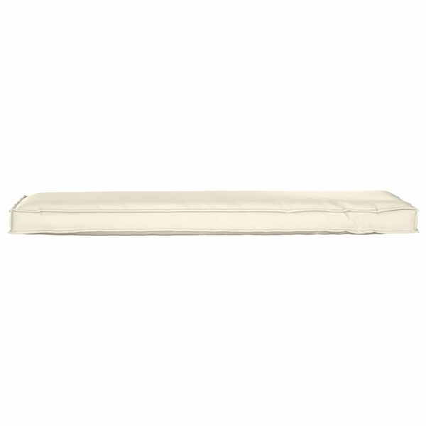 vidaXL Kissen Creme 140 x 40 x 8 cm Oxford-Stoff