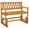 vidaXL Garten Schaukeltbank Natur 110 x 59 x 97 cm Massivholz Akazie