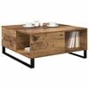 vidaXL Couchtisch Altholz 80 x 80 x 36,5 cm Holzwerkstoff