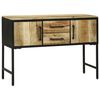 vidaXL Konsolentisch Braun 100 x 35 x 70 cm Massivholz Mango