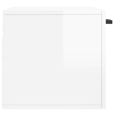 vidaXL Wandschrank Hochglanz-Weiß 60x36,5x35 cm Holzwerkstoff