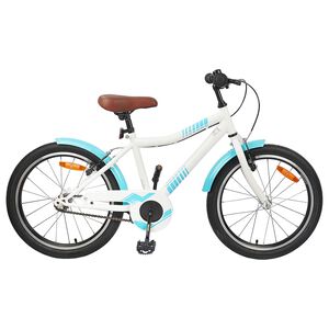 vidaXL Kinderfahrrad 18 Zoll f&uuml;r 5-7 Jahre alt Himmelblau