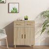 vidaXL Sideboard Sonoma-Eiche 69,5x34x89 cm Holzwerkstoff