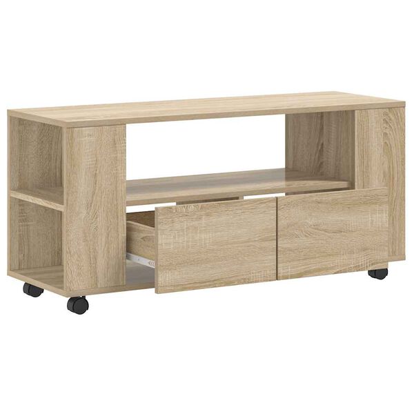 vidaXL TV-Schrank Sonoma-Eiche 102x34,5x43 cm Holzwerkstoff