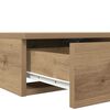 vidaXL Bettschubladen Artisan-Eiche 200 x 36,5 x 16,5 cm Holzwerkstoff