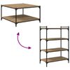 vidaXL Regalbrett 4 pcs Braun 80 x 40 x 1,5 cm Holzwerkstoff