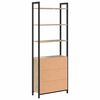 vidaXL B&uuml;cherregal Sonoma-Eiche 60 x 24 x 161 cm Holzwerkstoff