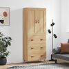 vidaXL Highboard Sonoma-Eiche 69,5x34x180 cm Holzwerkstoff