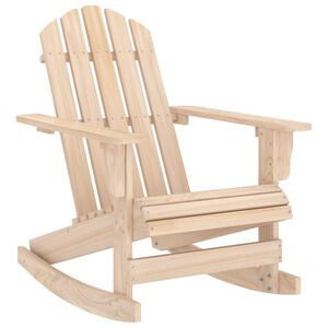 vidaXL Adirondack-Schaukelstuhl Massivholz Tanne
