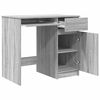 vidaXL Schreibtisch Grau Sonoma 86x49x76 cm Holzwerkstoff