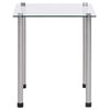vidaXL Satztische 3-tlg. Transparent Hartglas