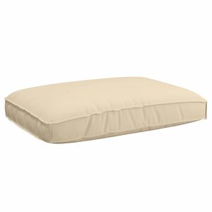 vidaXL Kissen Oxford-Stoff Beige 120 x 80 x 12 cm