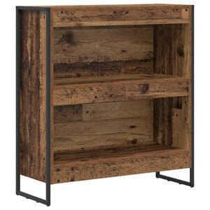 vidaXL B&uuml;cherregal 80 x 30 x 86,5 cm Holzwerkstoff Altholz