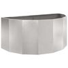 vidaXL Pflanzk&uuml;bel Silber 120 x 60 x 50 cm Edelstahl