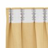 vidaXL Verdunkelungs-Vorh&auml;nge mit Ringen 2 pcs Beige 245 x 140 cm