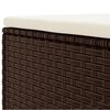 vidaXL 8-tlg. Garten-Lounge-Set mit Kissen Braun Poly Rattan