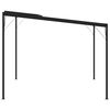 vidaXL Pavillon mit Dach Anthrazit 4x3x2,5 m Aluminium und Stahl