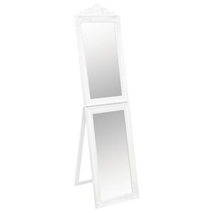 vidaXL Standspiegel Wei&szlig; 50x200 cm
