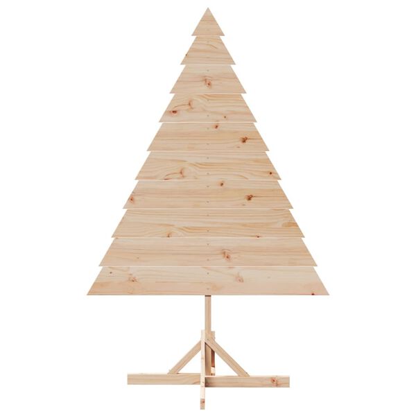 vidaXL Weihnachtsbaum zum Schm&uuml;cken 180 cm Massivholz