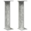 vidaXL Pflanzenst&auml;nder Betongrau 25 x 25,5 x 100,5 cm Holzwerkstoff