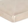 vidaXL Pfostenkappen 6 Stk. Pyramide Edelstahl 101 x 101 mm