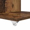 vidaXL Beistelltisch Mit Rad Altholz 40 x 35 x 60 cm Holzwerkstoff