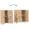 vidaXL Sideboard Sonoma-Eiche 69,5x34x90 cm Holzwerkstoff