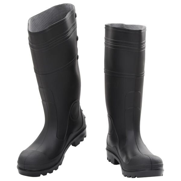 vidaXL Gummistiefel Schwarz Größe 39 PVC