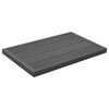 vidaXL Bodenelement f&uuml;r Solardusche Grau 101x63x5,5 cm WPC