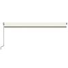 vidaXL Markise Automatisch Einziehbar 600x350 cm Creme