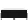 vidaXL Boxspringbett mit Matratze Schwarz 140 x 190 cm Stoff