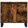 vidaXL Badschrank Räuchereiche 65x33x60 cm Holzwerkstoff