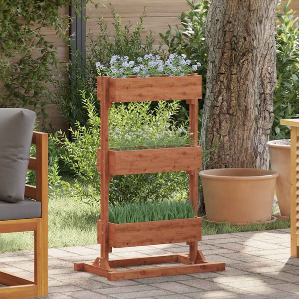 vidaXL Pflanzk&uuml;bel 52x30x78 cm Tannenholz