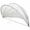 vidaXL Pool-Dome Grau und Orange 592 x 590 x 275 cm