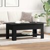 vidaXL Couchtisch Schwarz Eichen-Optik 102 x 55 x 42 cm Holzwerkstoff