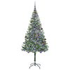 vidaXL K&uuml;nstlicher Weihnachtsbaum Gr&uuml;n 180 cm PVC und Stahl