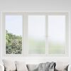 vidaXL Fensterfolie Matt Streifen-Design 45x2000 cm PVC