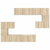 vidaXL 8-tlg. TV-Schrank-Set Sonoma-Eiche Holzwerkstoff