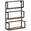 vidaXL Wandregal 60x20x85 cm Altholz Massiv