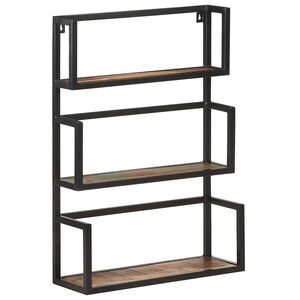 vidaXL Wandregal 60x20x85 cm Altholz Massiv