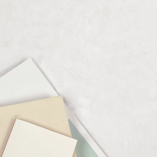 vidaXL Kunstfell Hasen Teppich Olite Wei&szlig; &Oslash; 160 cm Polyester