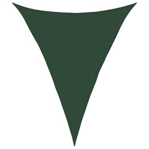 vidaXL Sonnensegel 160 g/m&sup2; Dunkelgr&uuml;n 5x7x7 m HDPE