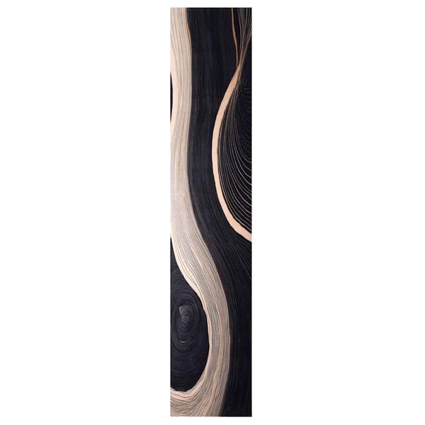 vidaXL K&uuml;chen Teppich Schwarz 300 x 60 cm Samt