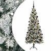 vidaXL K&uuml;nstlicher Weihnachtsbaum mit Weihnachtskugel 180 cm 300 LEDs