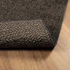 vidaXL Teppich ZIZUR Anthrazit 160x230cm Jute-Optik Indoor und Outdoor