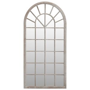 vidaXL Spiegel Sandfarben 90x45 cm Eisen f&uuml;r den Innenbereich