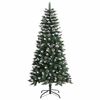 vidaXL Künstlicher Weihnachtsbaum mit 150 LEDs Grün 55 x 55 x 120 cm